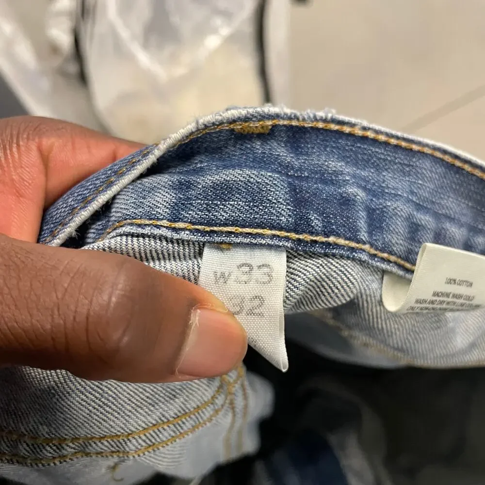 Y2k loose fit banana republic jeans 33x32